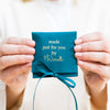 MW Studio 'Made just for you' gift pouch packaging